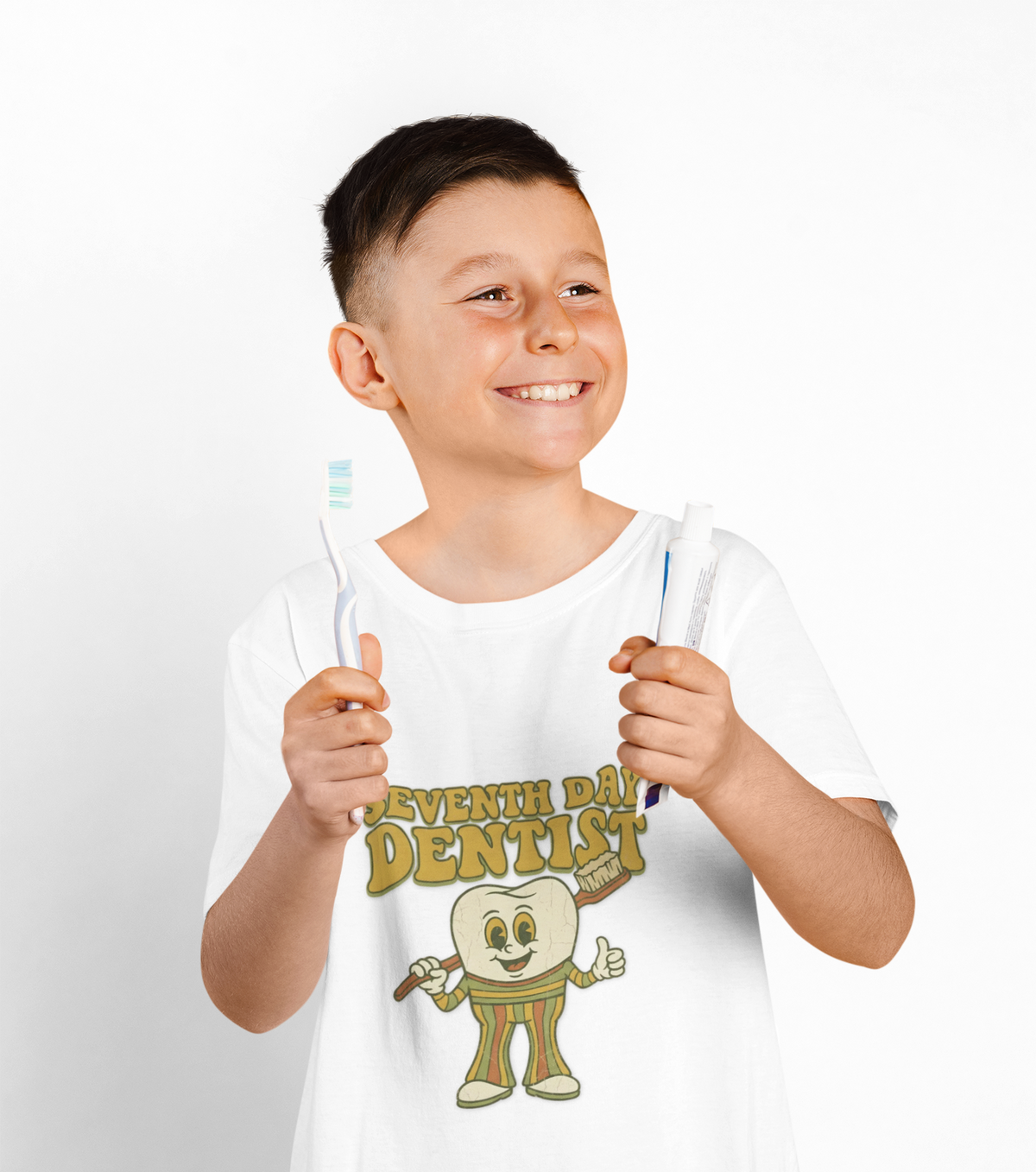 Seventh Day Dentist Pun Humor T-Shirt