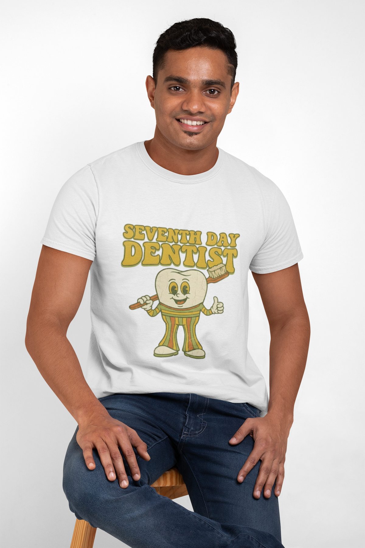 Seventh Day Dentist Pun Humor T-Shirt