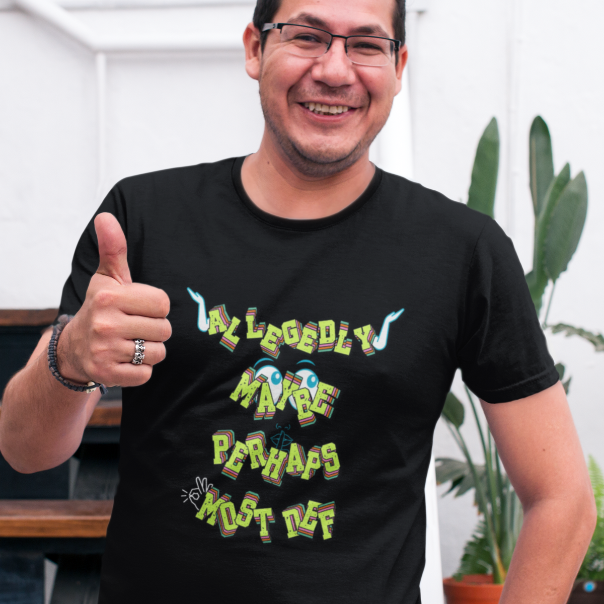 Allegedly Maybe Perhaps Most Def Shirt |  Conspiracy Tee