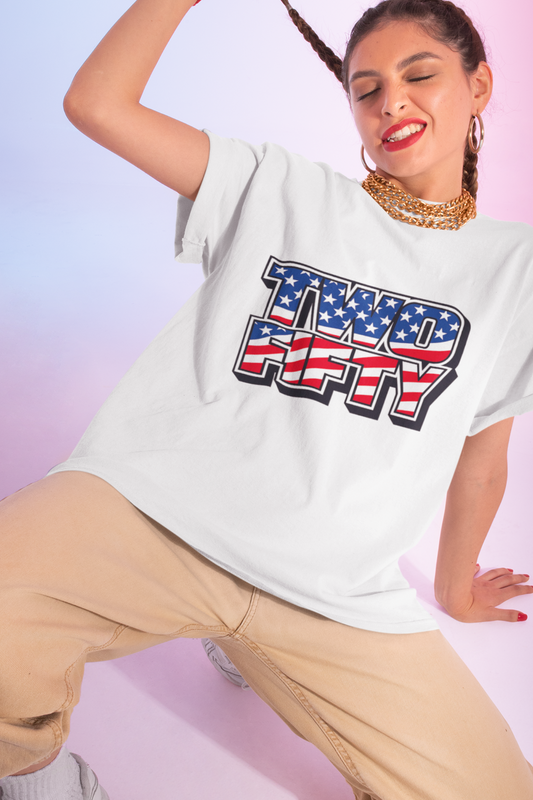 Two Fifty American Flag T-Shirt | 250th Anniversary