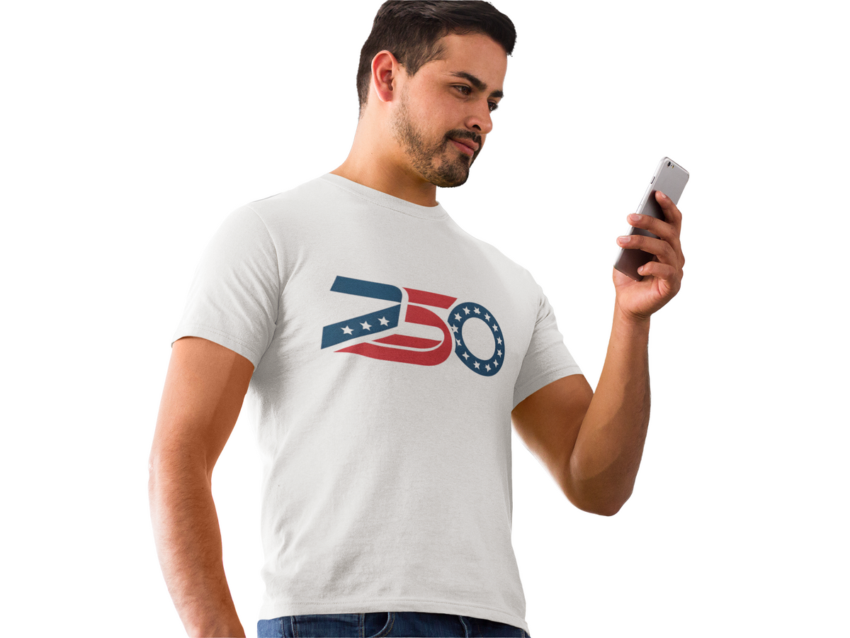 Retro 250 Flag Logo T-shirt