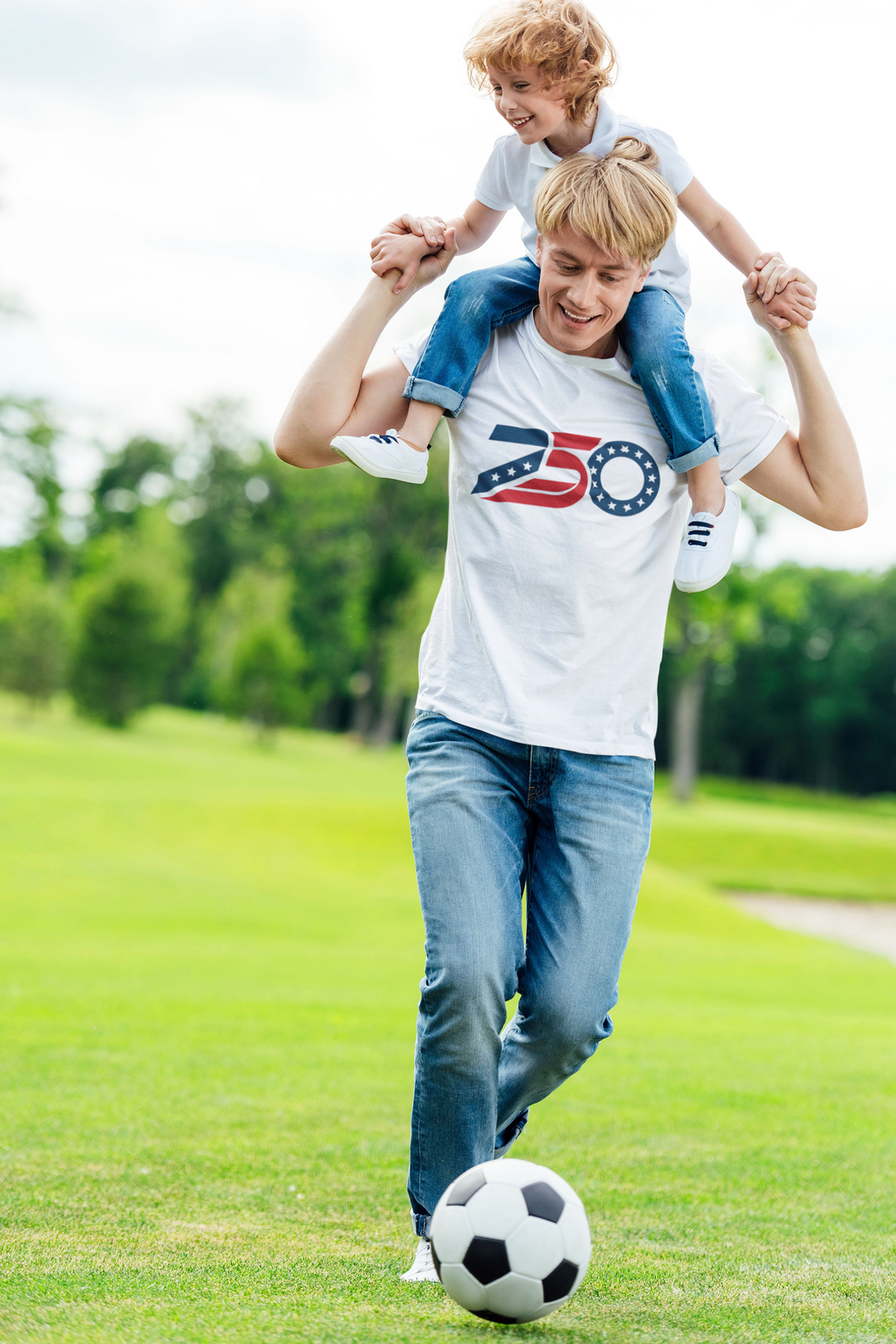 Retro 250 Flag Logo T-shirt