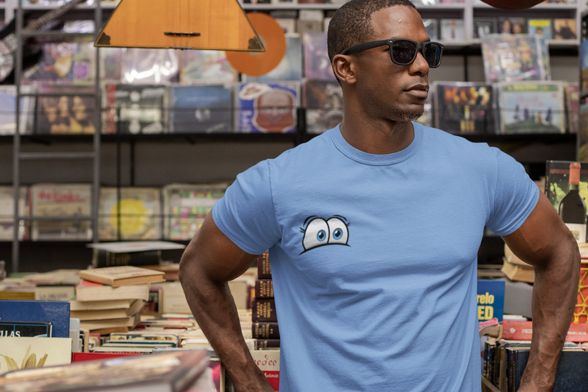 Peeking Eyes Cartoon T-Shirt