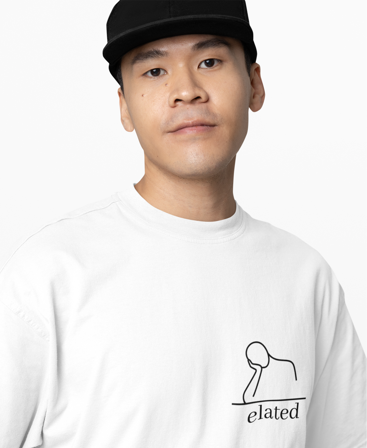 Ironic Elated Minimalist Graphic Tee