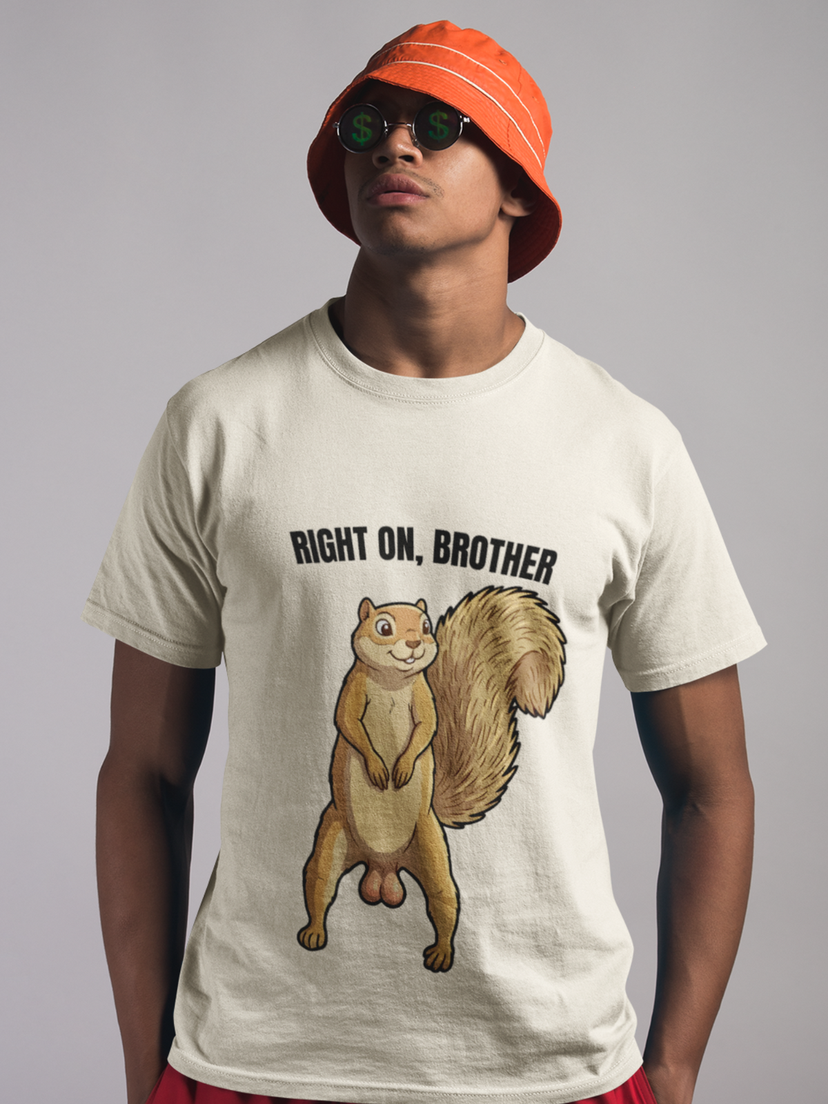Right On Brother Squirrel T-Shirt