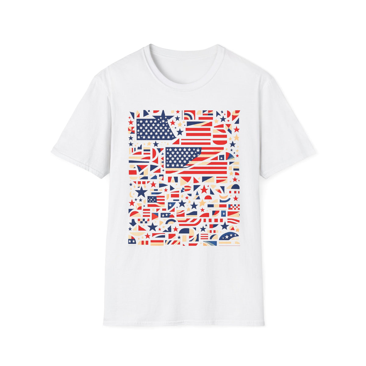 American Flag Mosaic T-Shirt