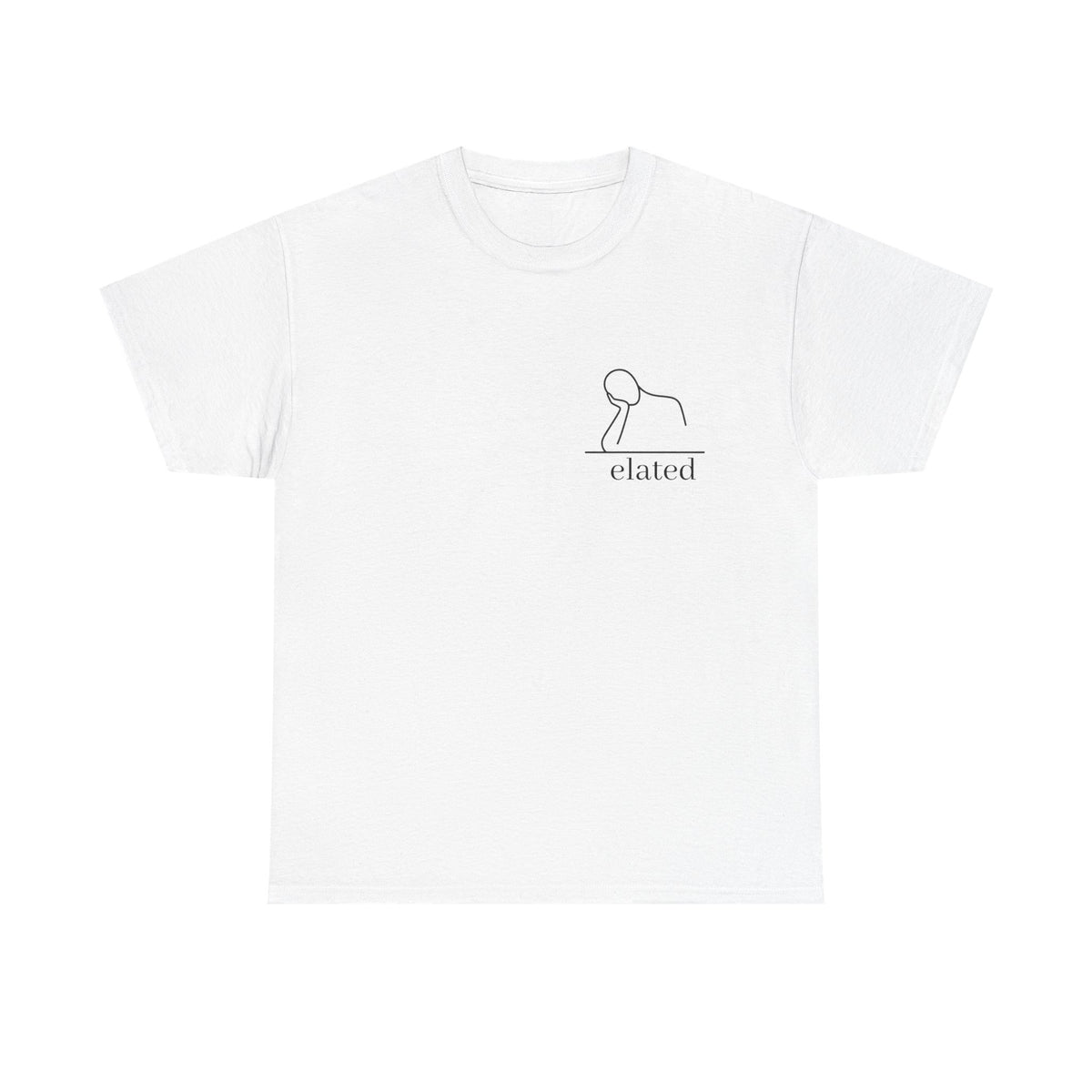 Ironic Elated Minimalist Graphic Tee