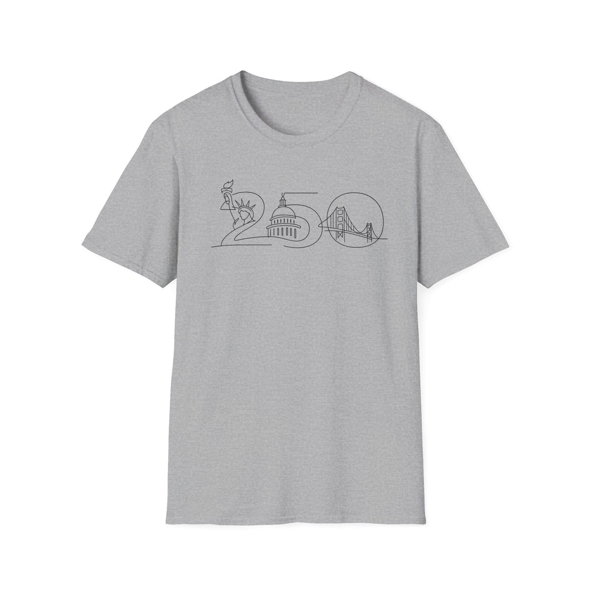 America 250th Anniversary Washington T-Shirt