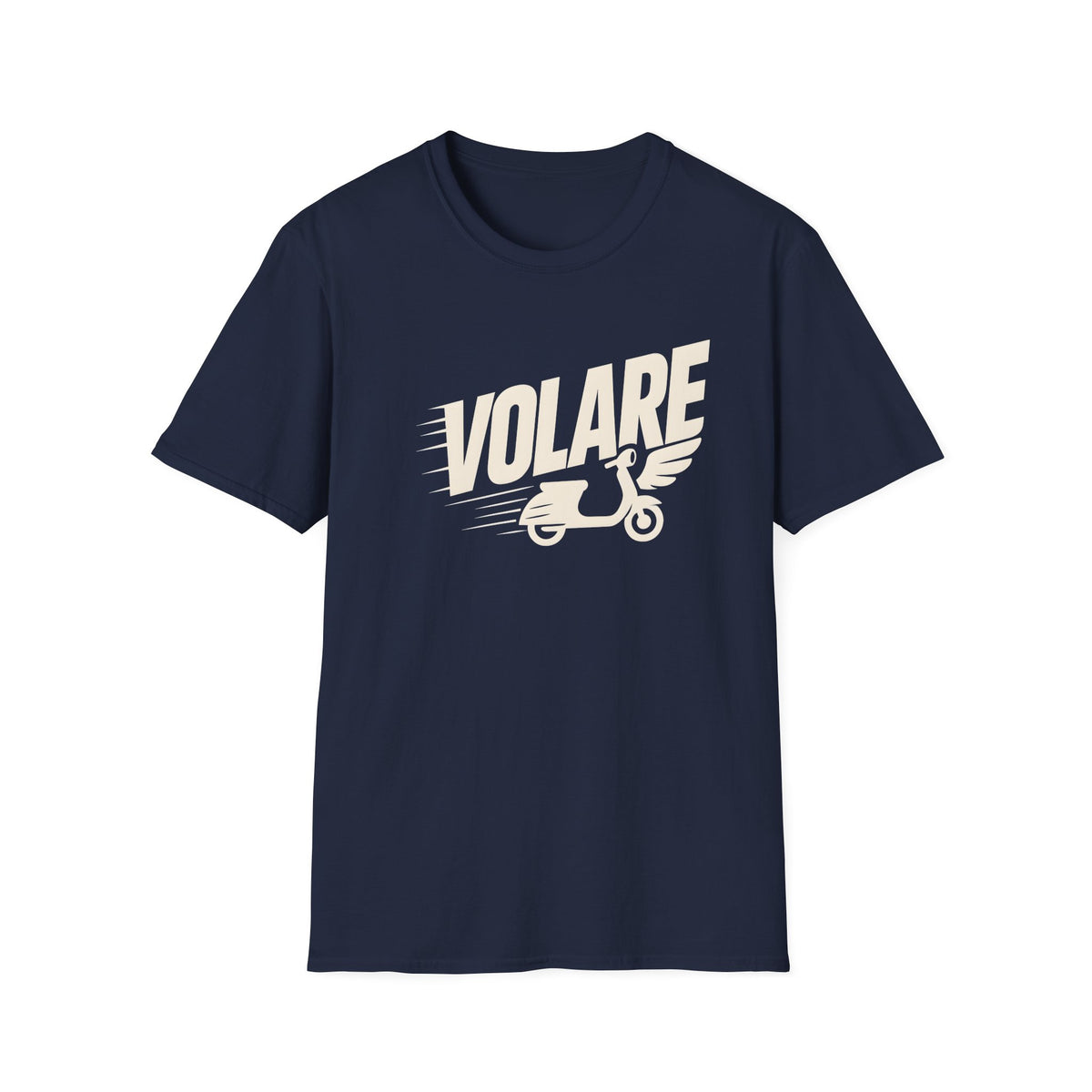 Volare Scooter T‑Shirt — Vintage Vespa Ride Graphic Tee