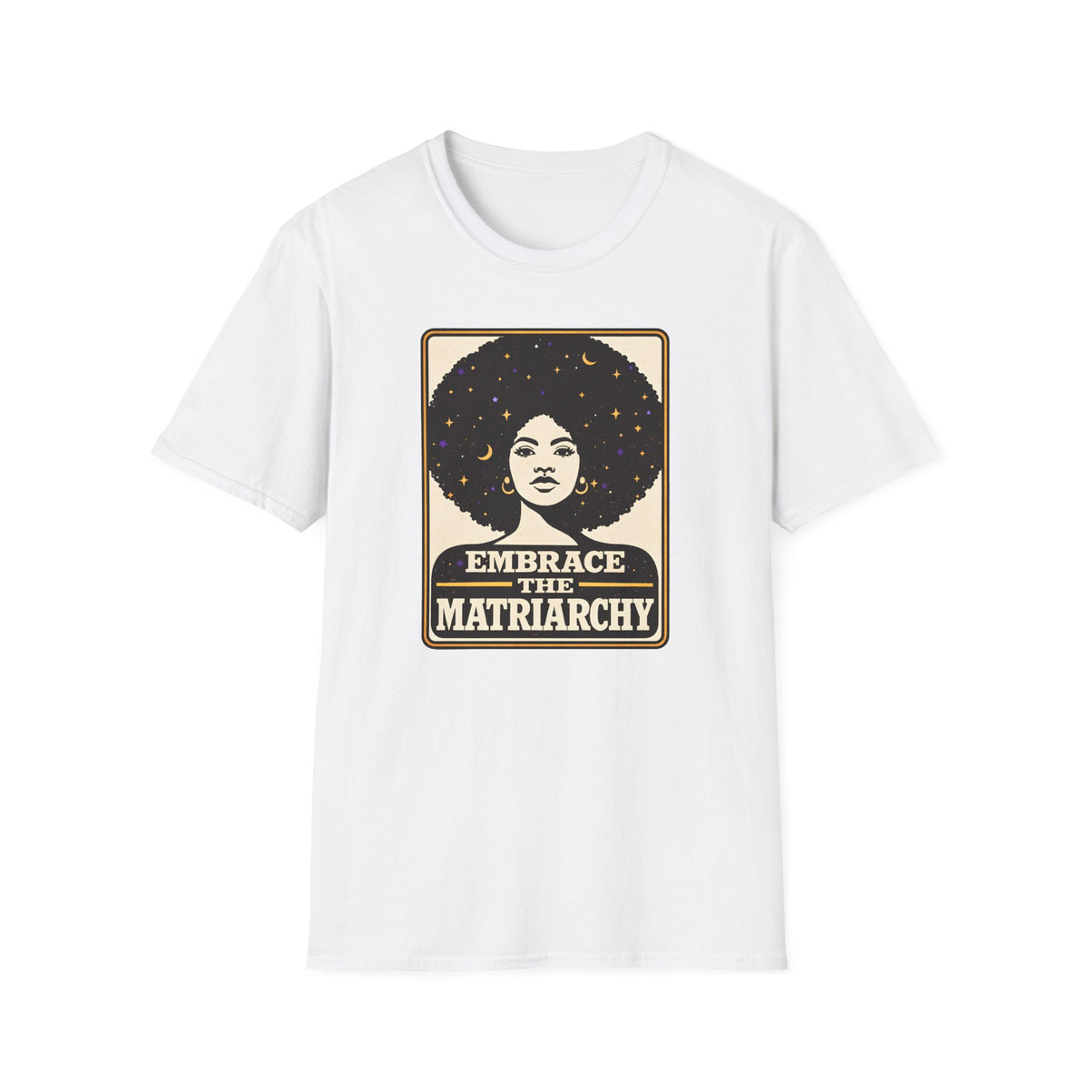 Retro Afro Woman Feminist Tee