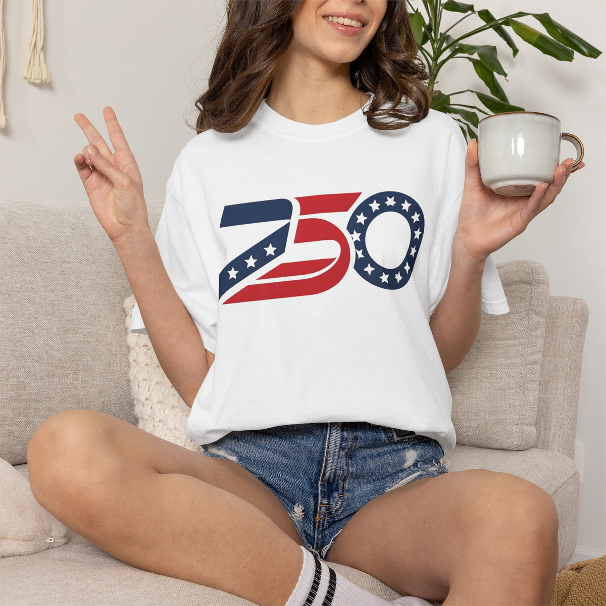 Retro 250 Flag Logo T-shirt