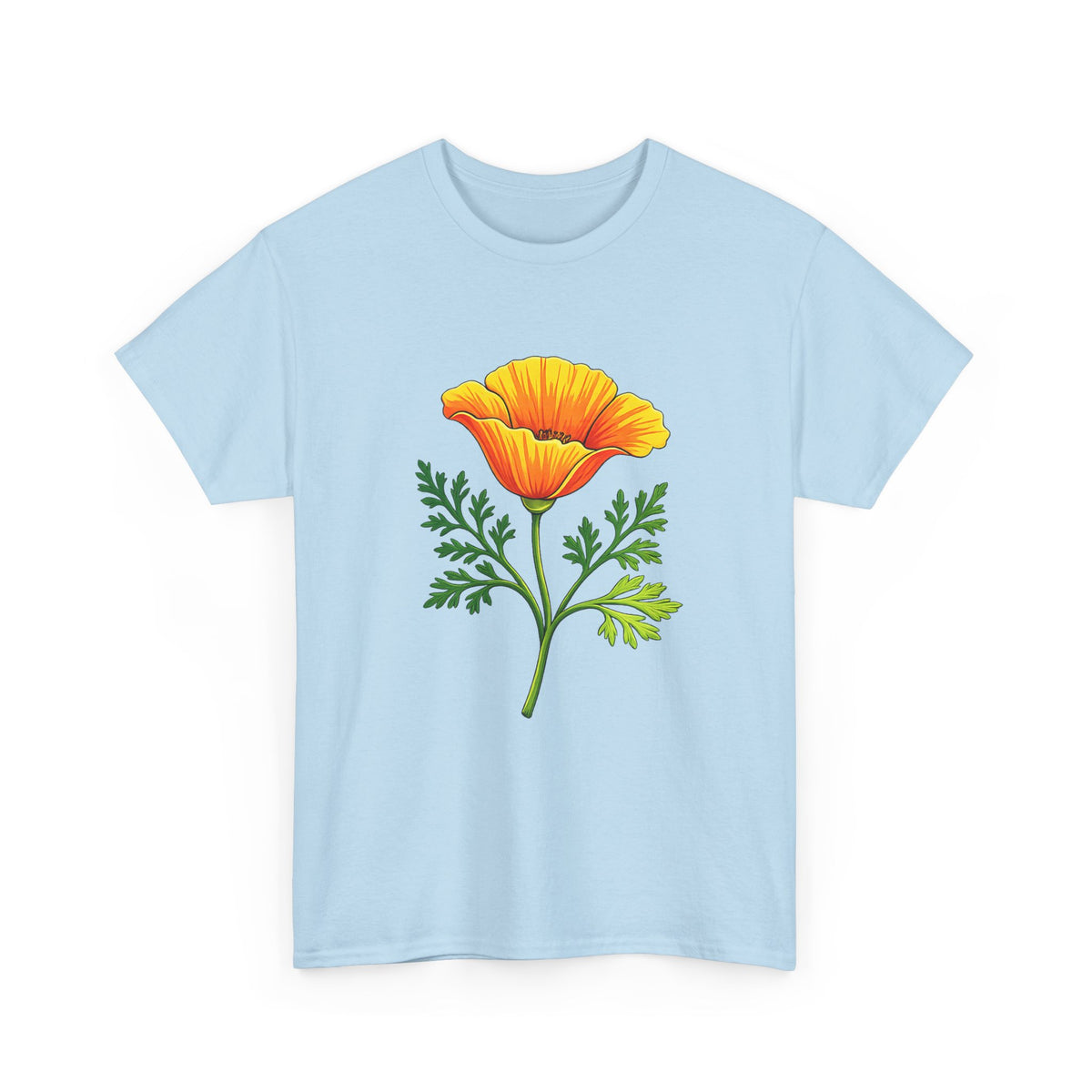 California Poppy T-Shirt | CA State Flower Botanical Tee