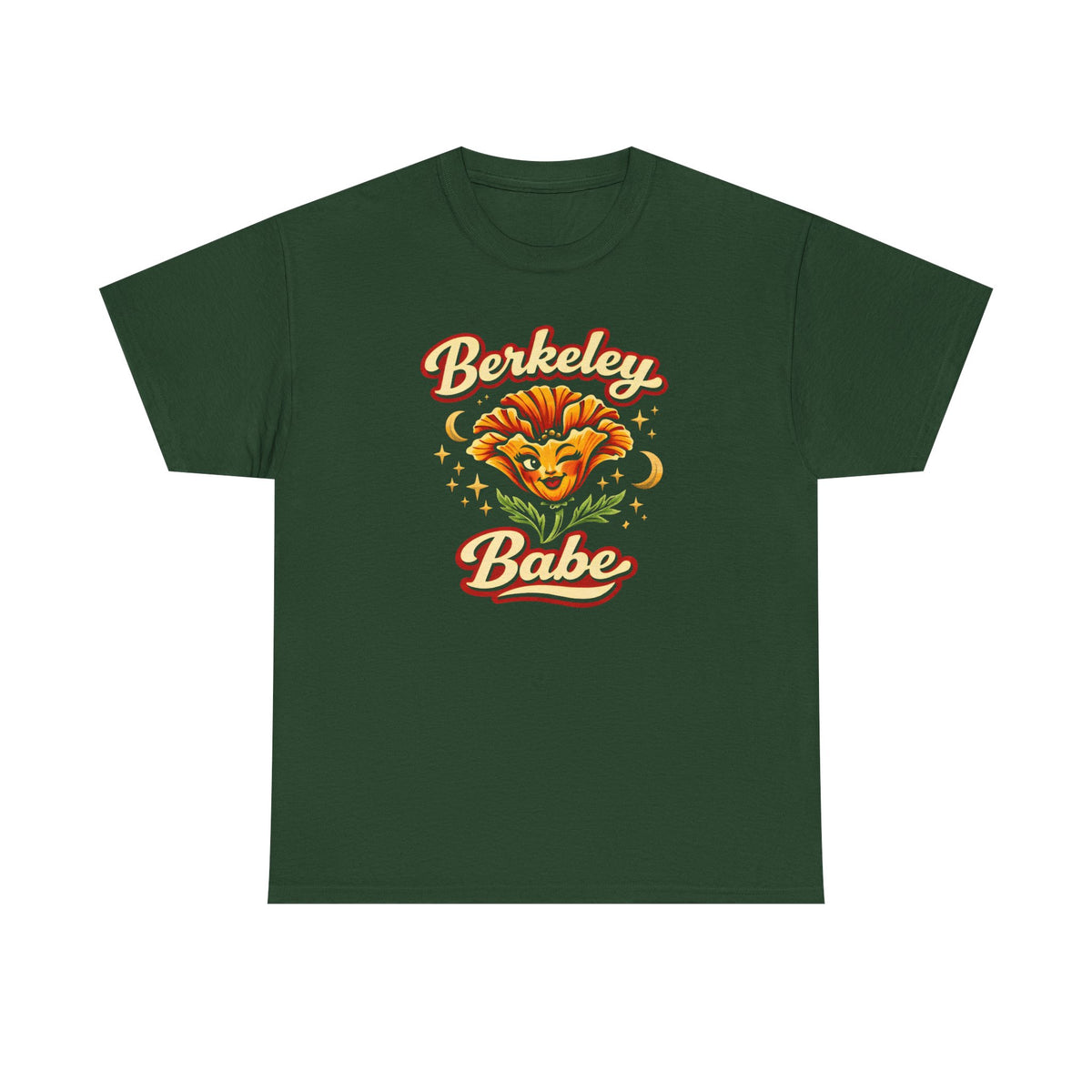 Berkeley Babe T-Shirt Retro Floral Tee