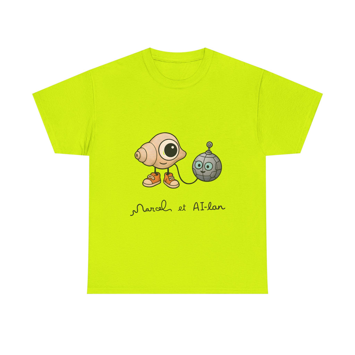 Marcel and Pet Alan |  Robot Dadaism T-Shirt
