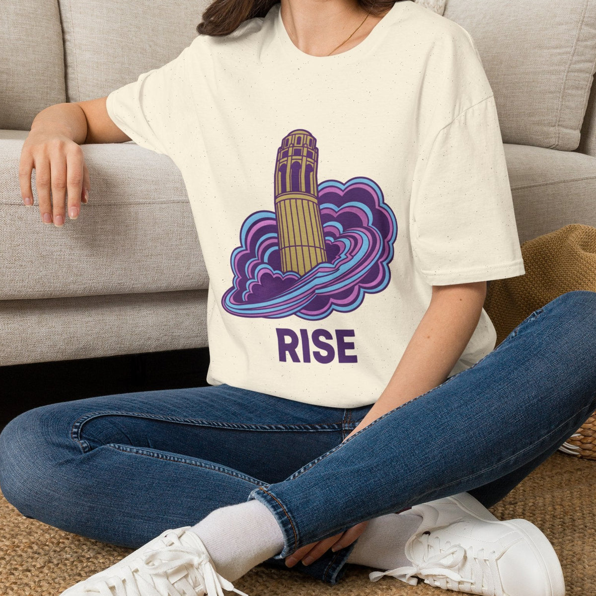 Art Deco Coit Tower T-Shirt | San Francisco Landmark Architect