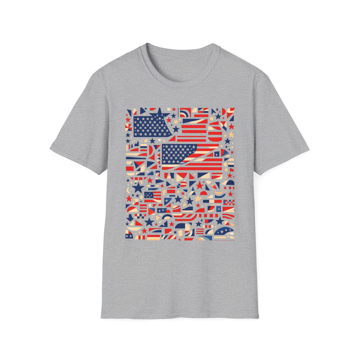 American Flag Mosaic T-Shirt