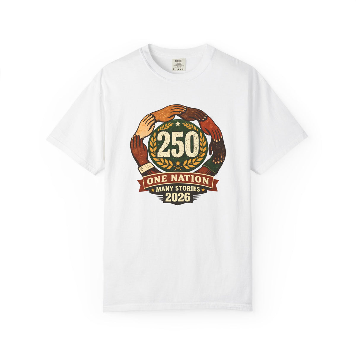 One Nation Many Stories Tee | 250th Anniversary T-Shirt