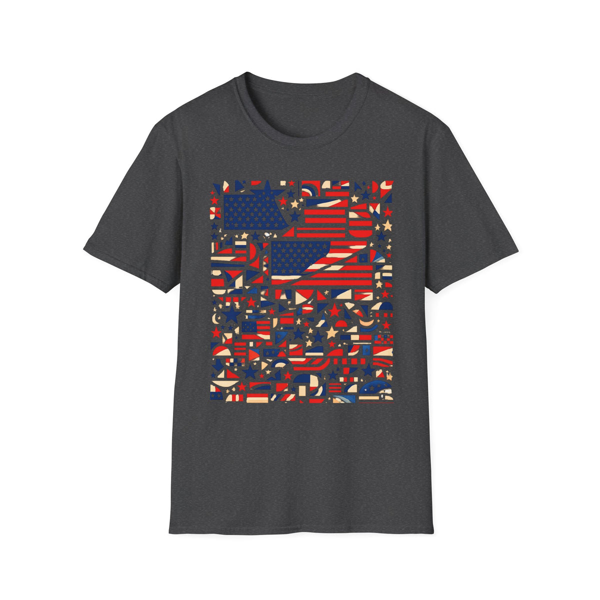 American Flag Mosaic T-Shirt