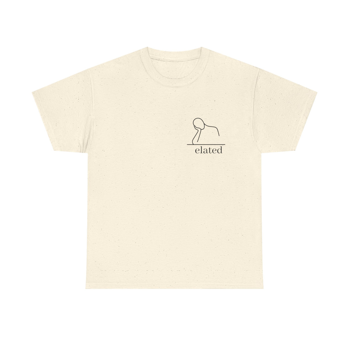 Ironic Elated Minimalist Graphic Tee