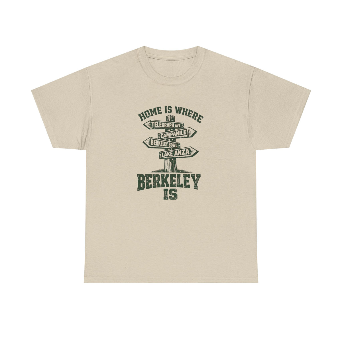 Berkeley Is Signpost Graphic Tee