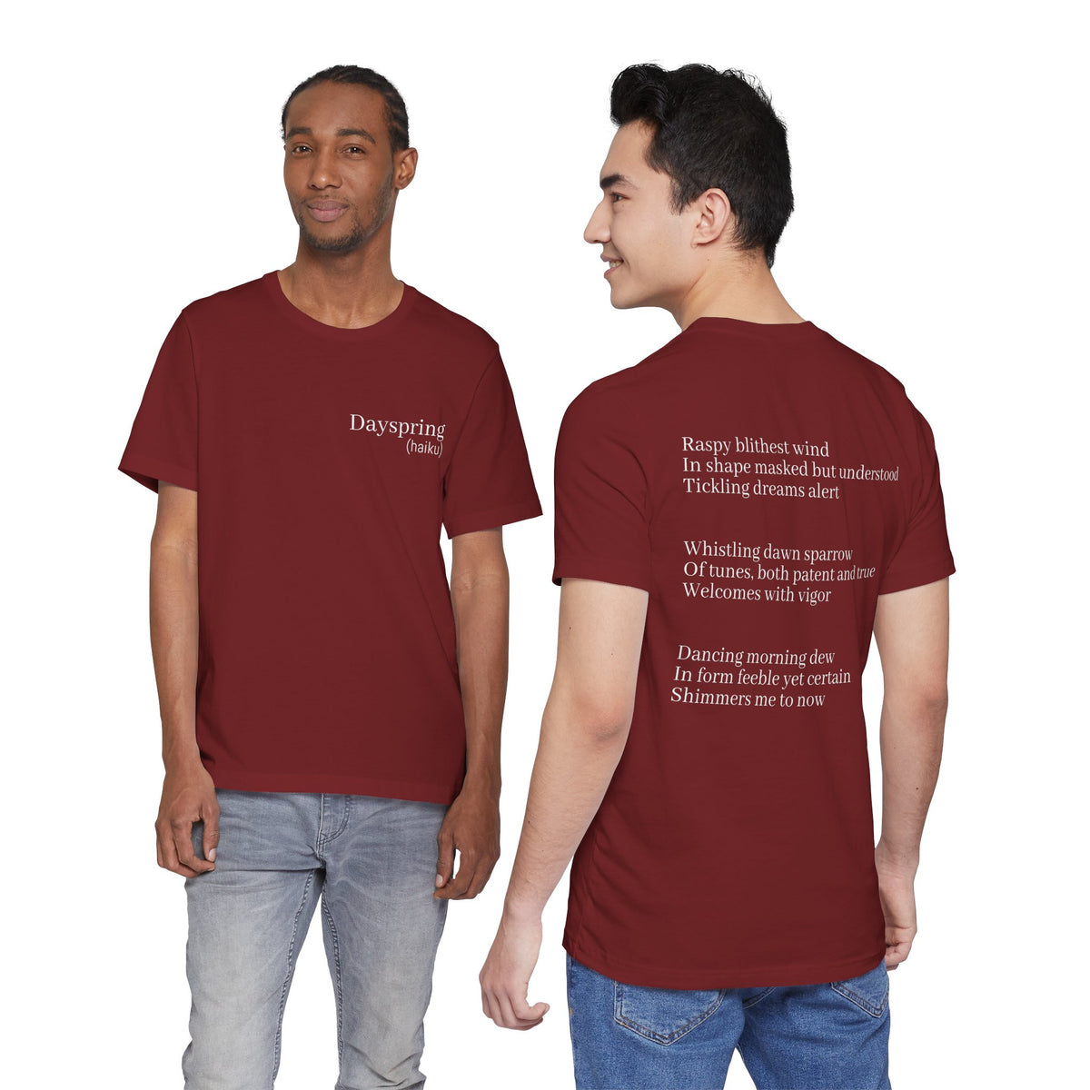 Dayspring Tee- (poem)  || Wearable Literature Tee