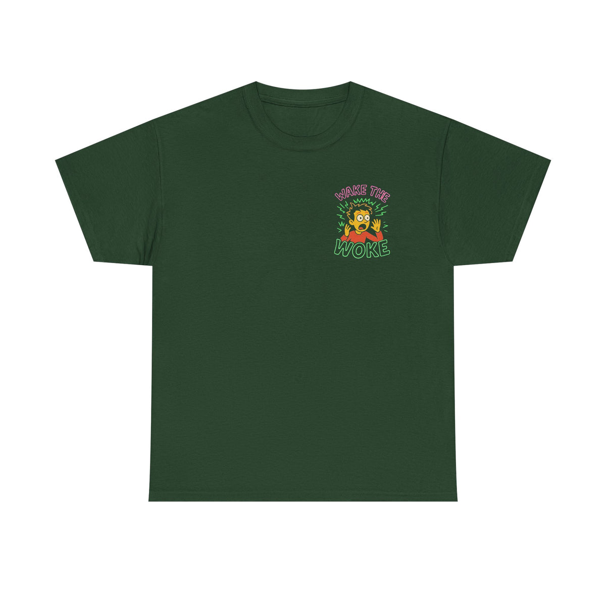 Retro Colorful Political Satire Shirt
