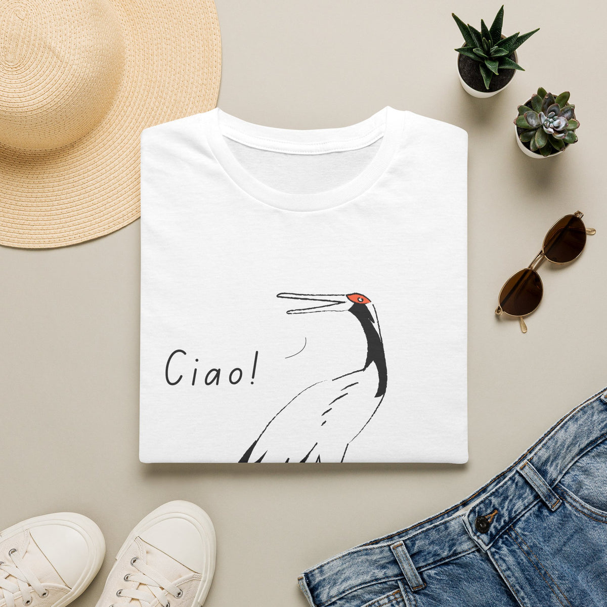 Ciao Crane T-Shirt