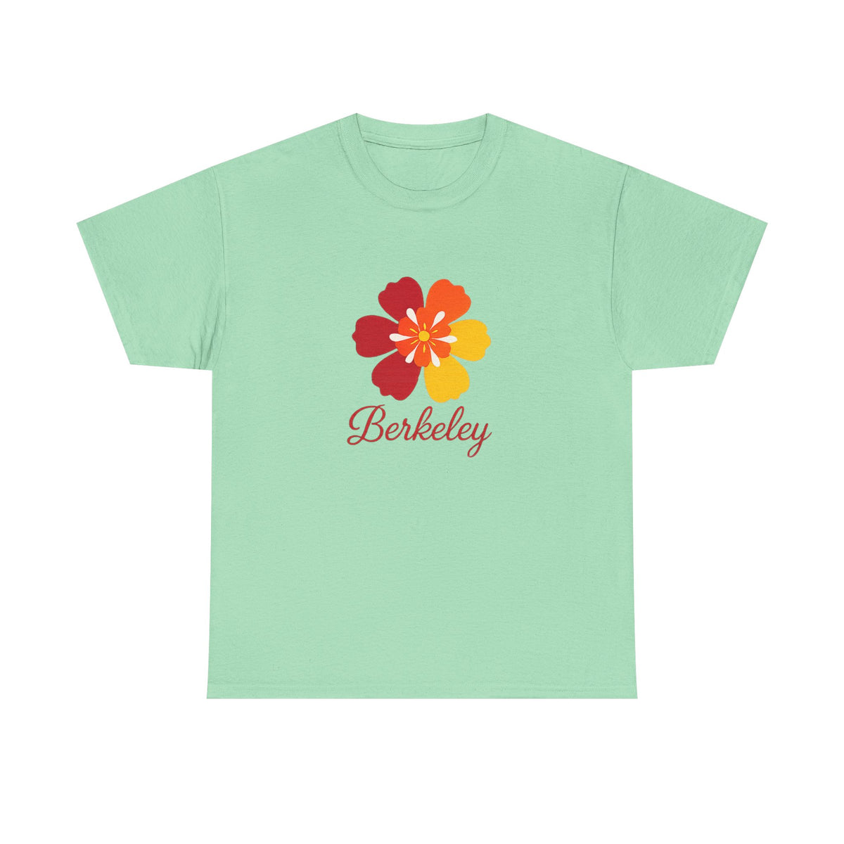 Berkeley Retro Spring Floral Script Tee