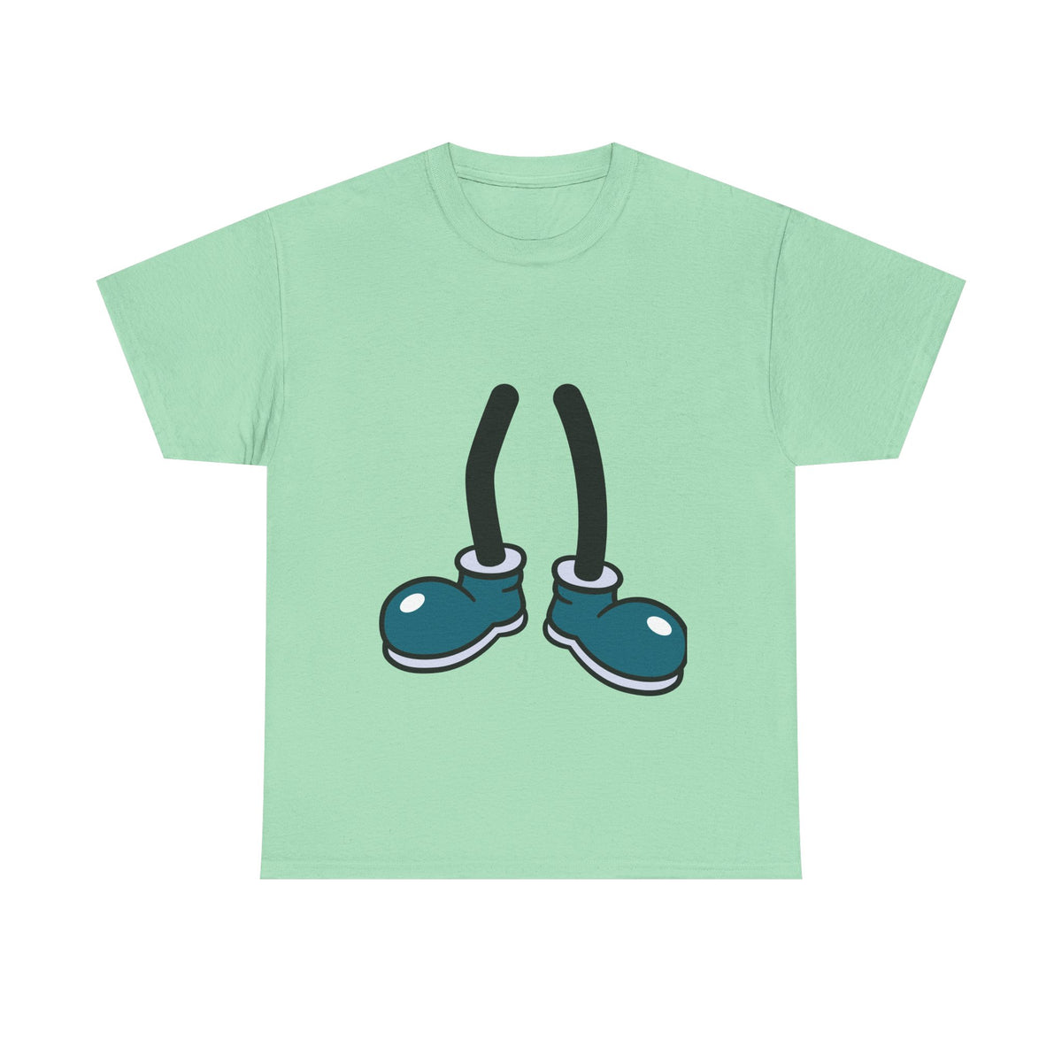 Blue Cartoon Shoes T-Shirt