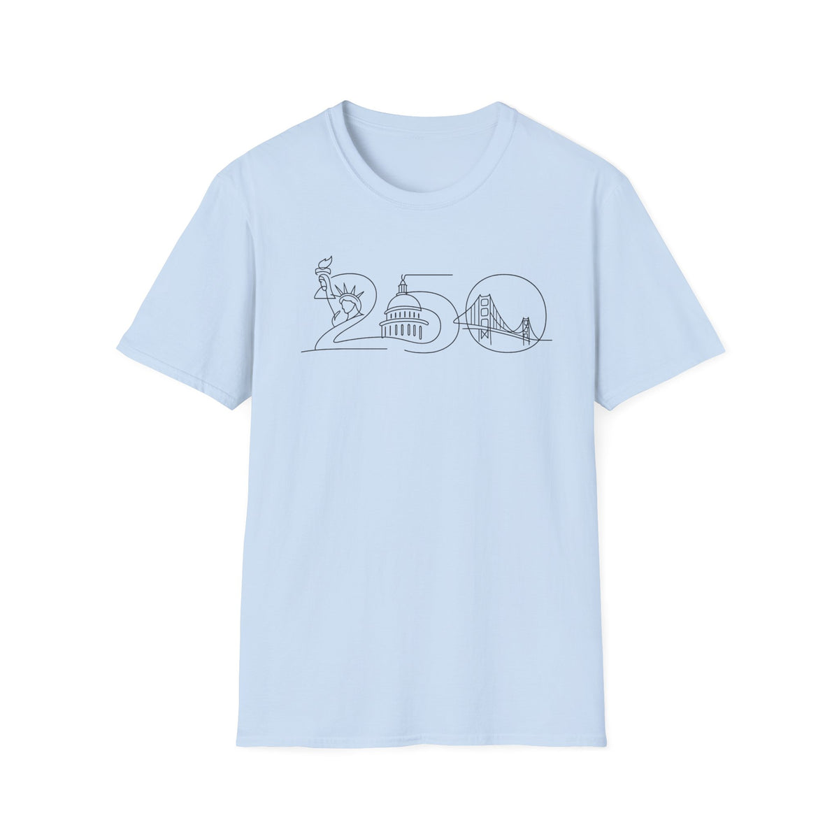 America 250th Anniversary Washington T-Shirt