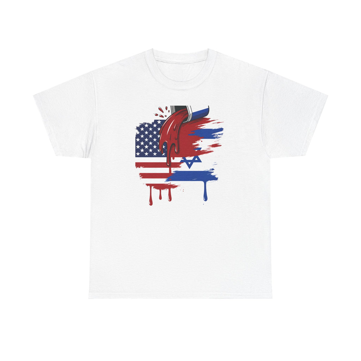 USA & Israel Flag T-Shirt