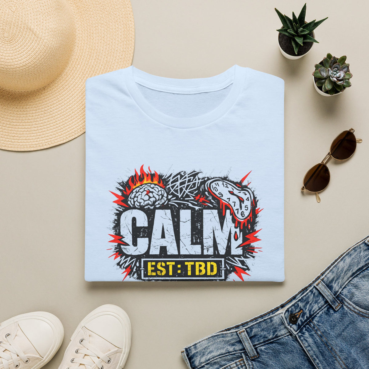 Calm Est: TBD T-Shirt | Funny Relatable Graphic Tee