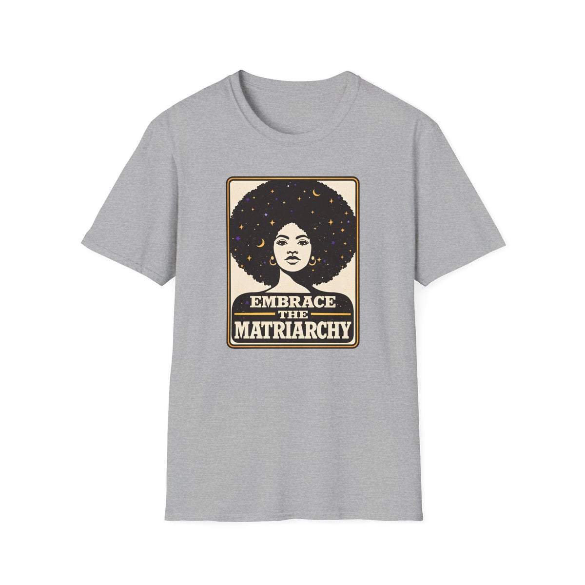 Retro Afro Woman Feminist Tee