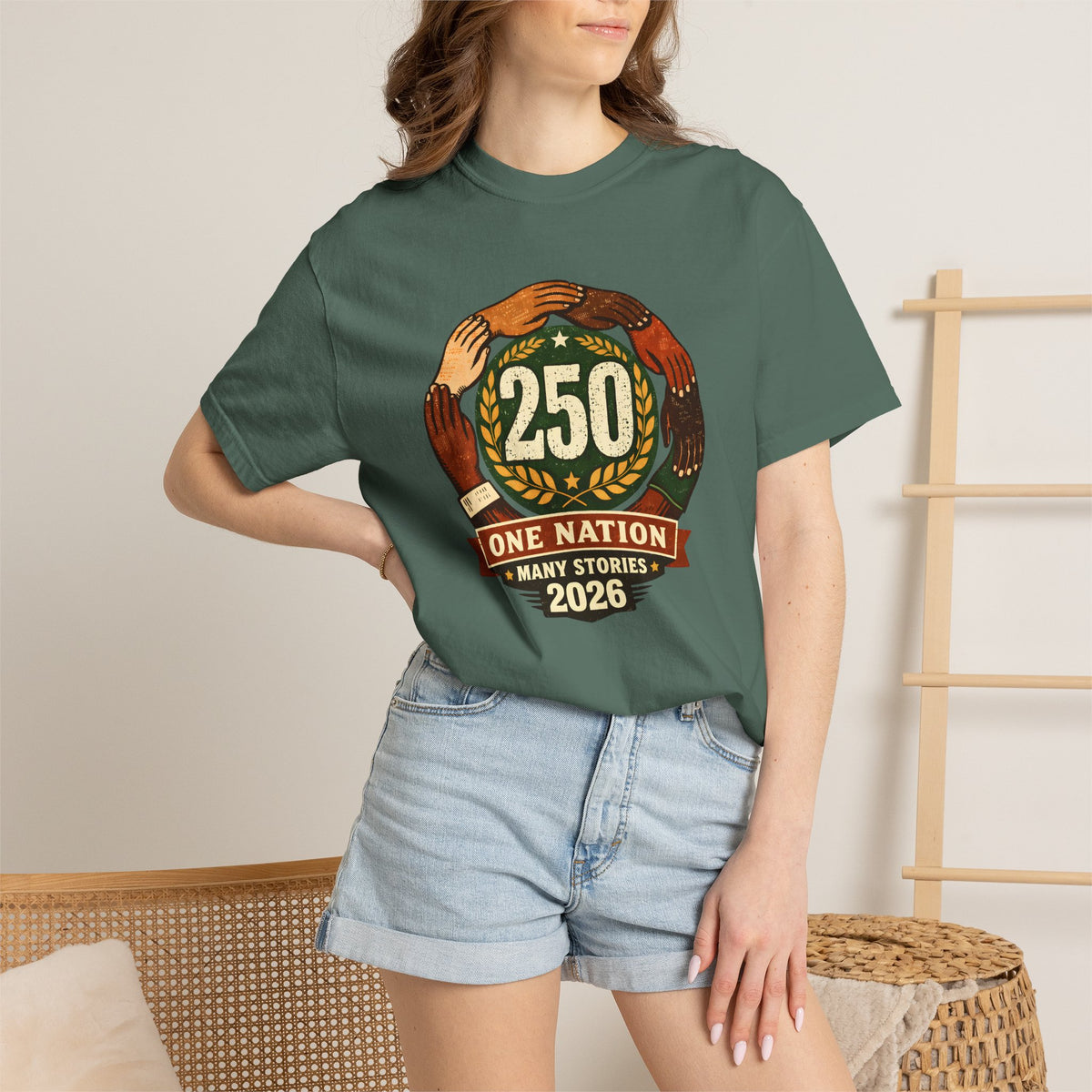 One Nation Many Stories Tee | 250th Anniversary T-Shirt