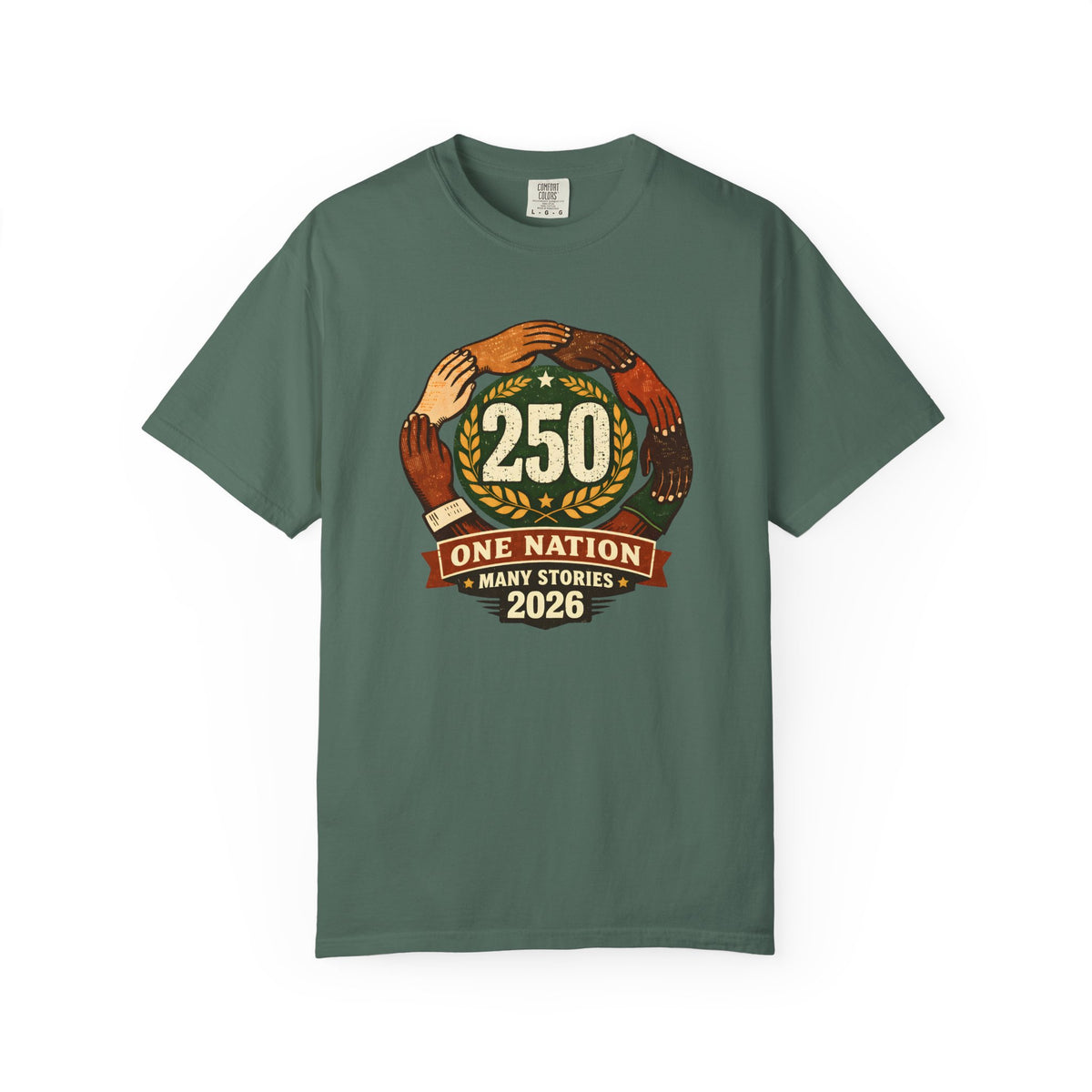 One Nation Many Stories Tee | 250th Anniversary T-Shirt