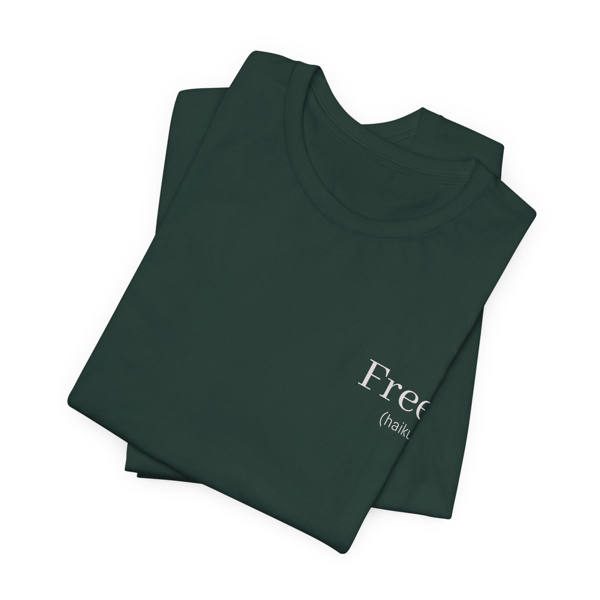 Free — Minimalist Text Tee