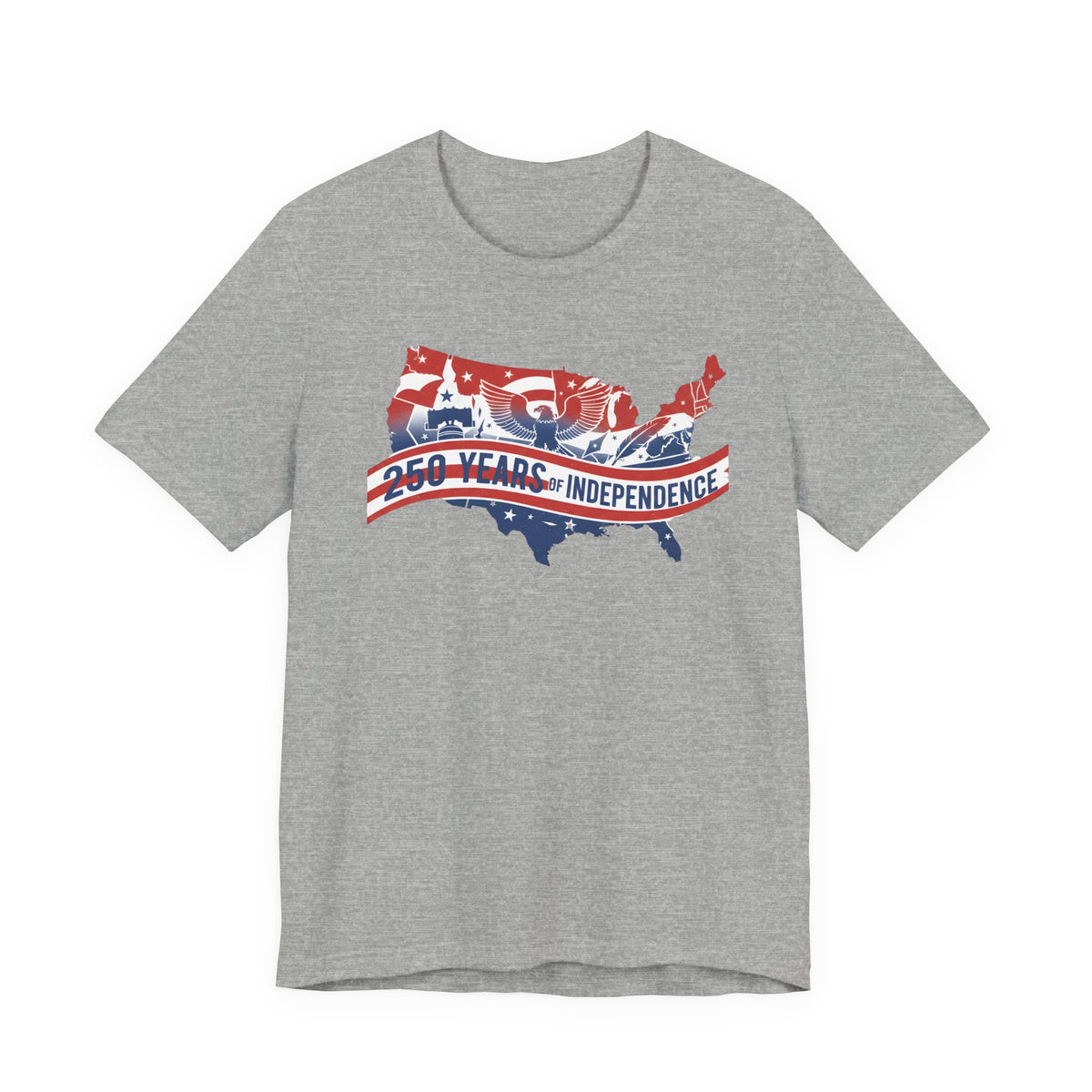 Independence USA Map T-Shirt