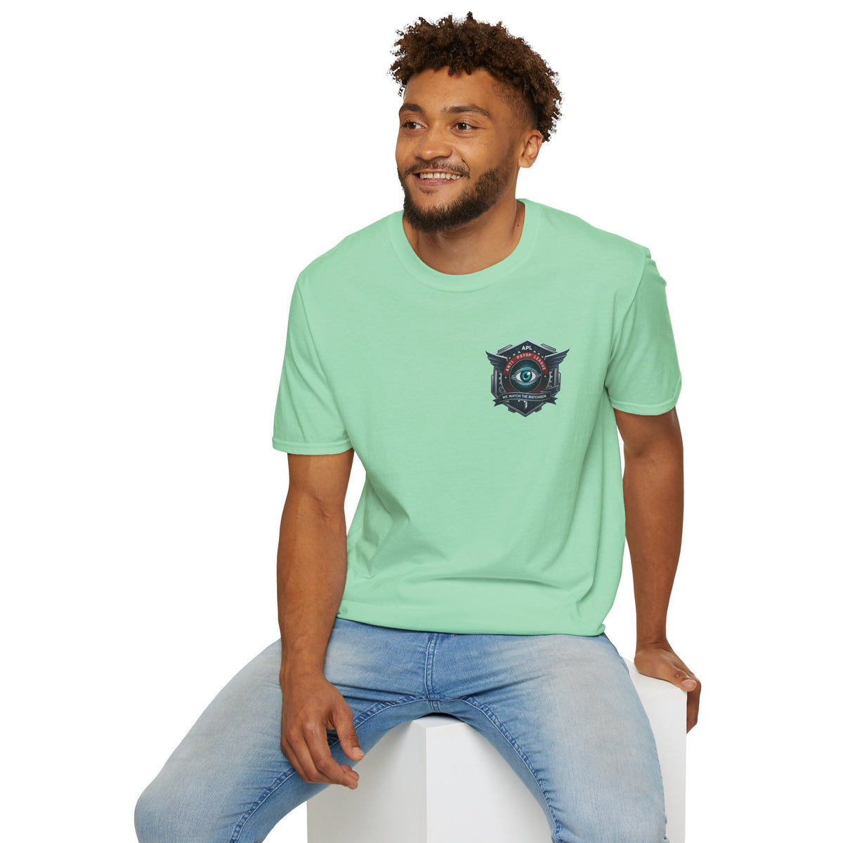 Eye Emblem Anti Pysop  T-Shirt