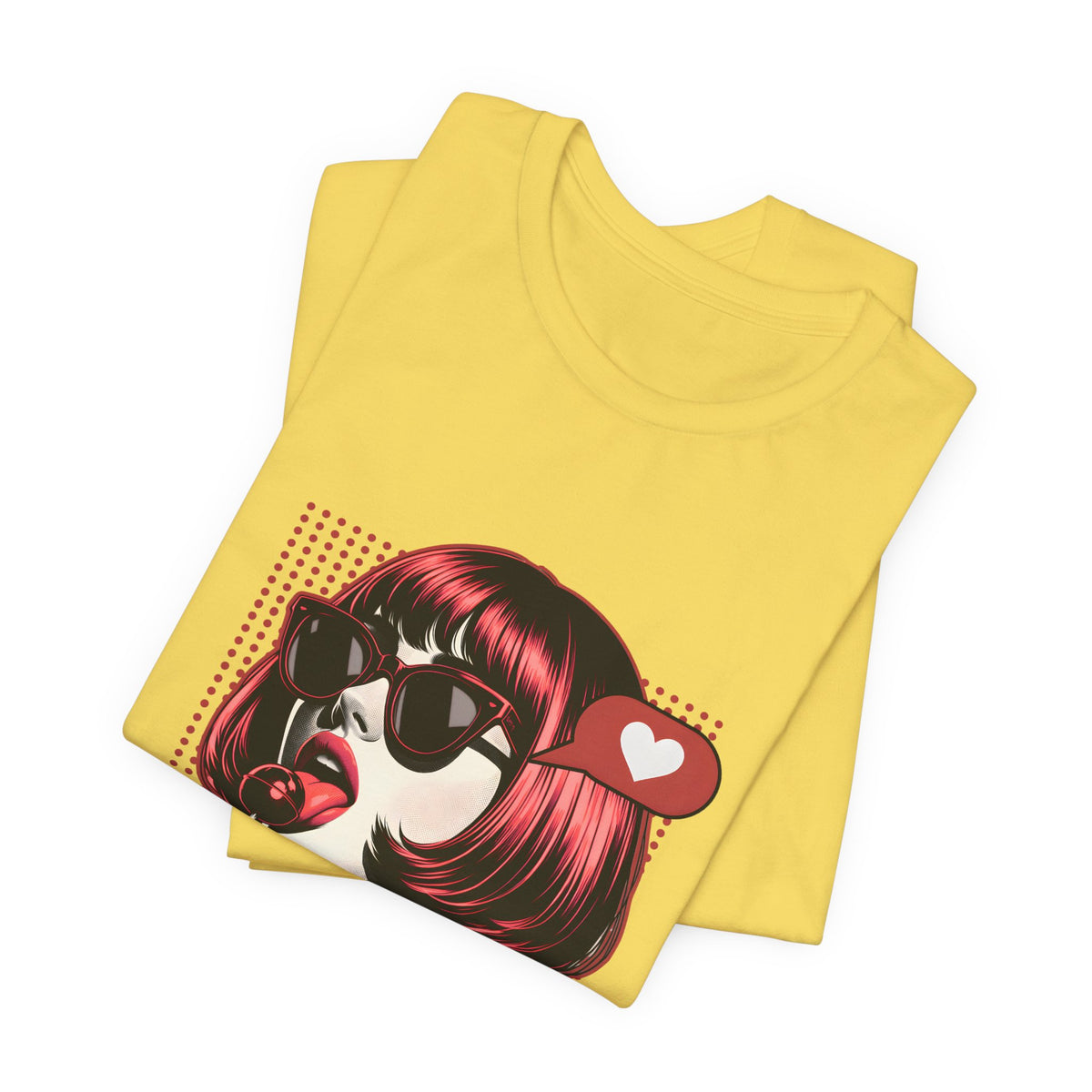 Retro Girl Illustration T-Shirt
