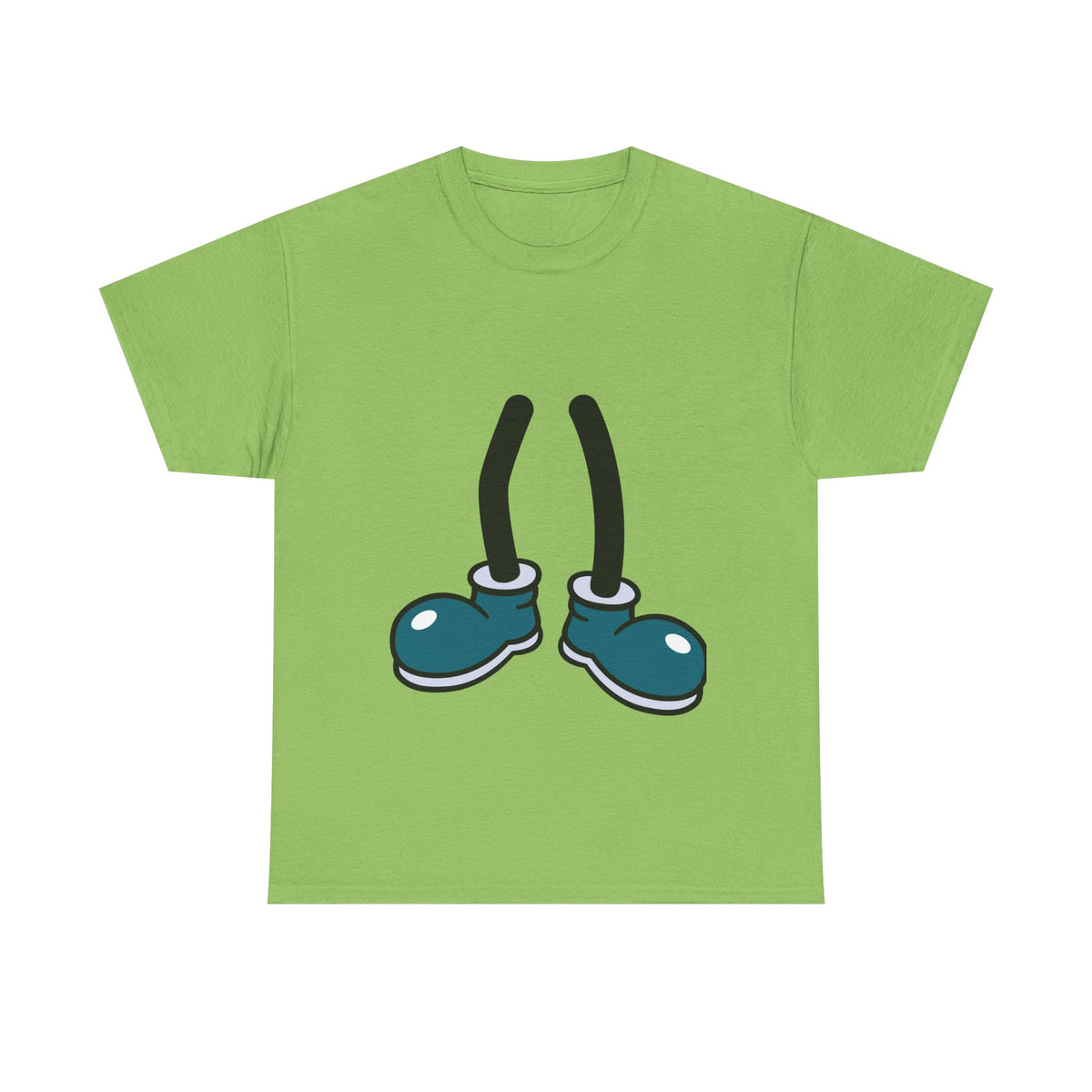 Blue Cartoon Shoes T-Shirt