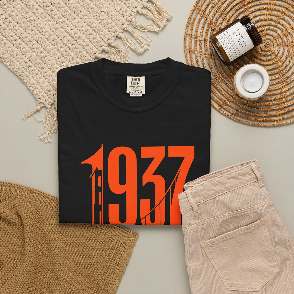 1937 Golden Gate Bridge Landmark Hommage Tee