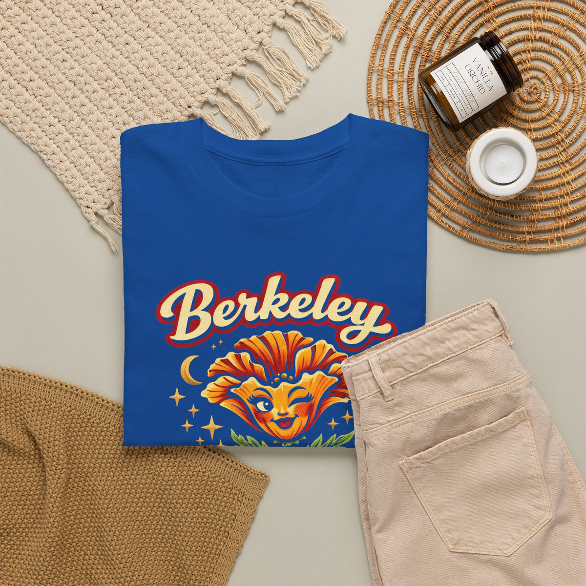 Berkeley Babe T-Shirt Retro Floral Tee