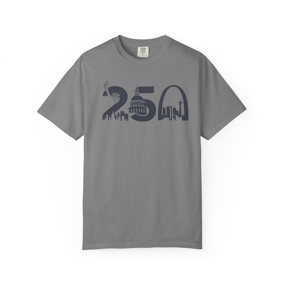 USA 250th Anniversary - Skyline Liberty Design T-Shirt