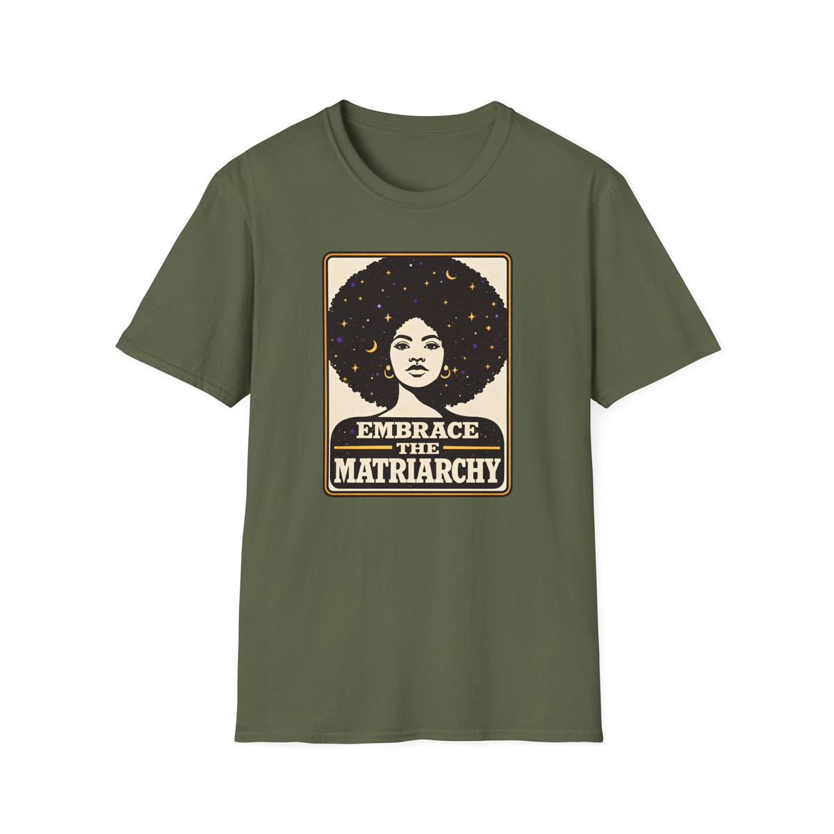 Retro Afro Woman Feminist Tee