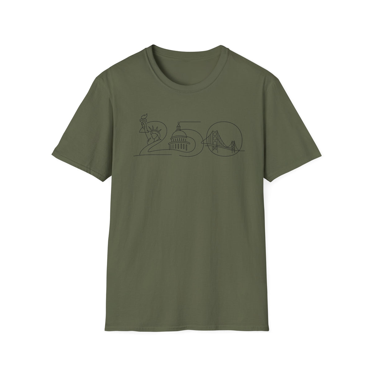 America 250th Anniversary Washington T-Shirt