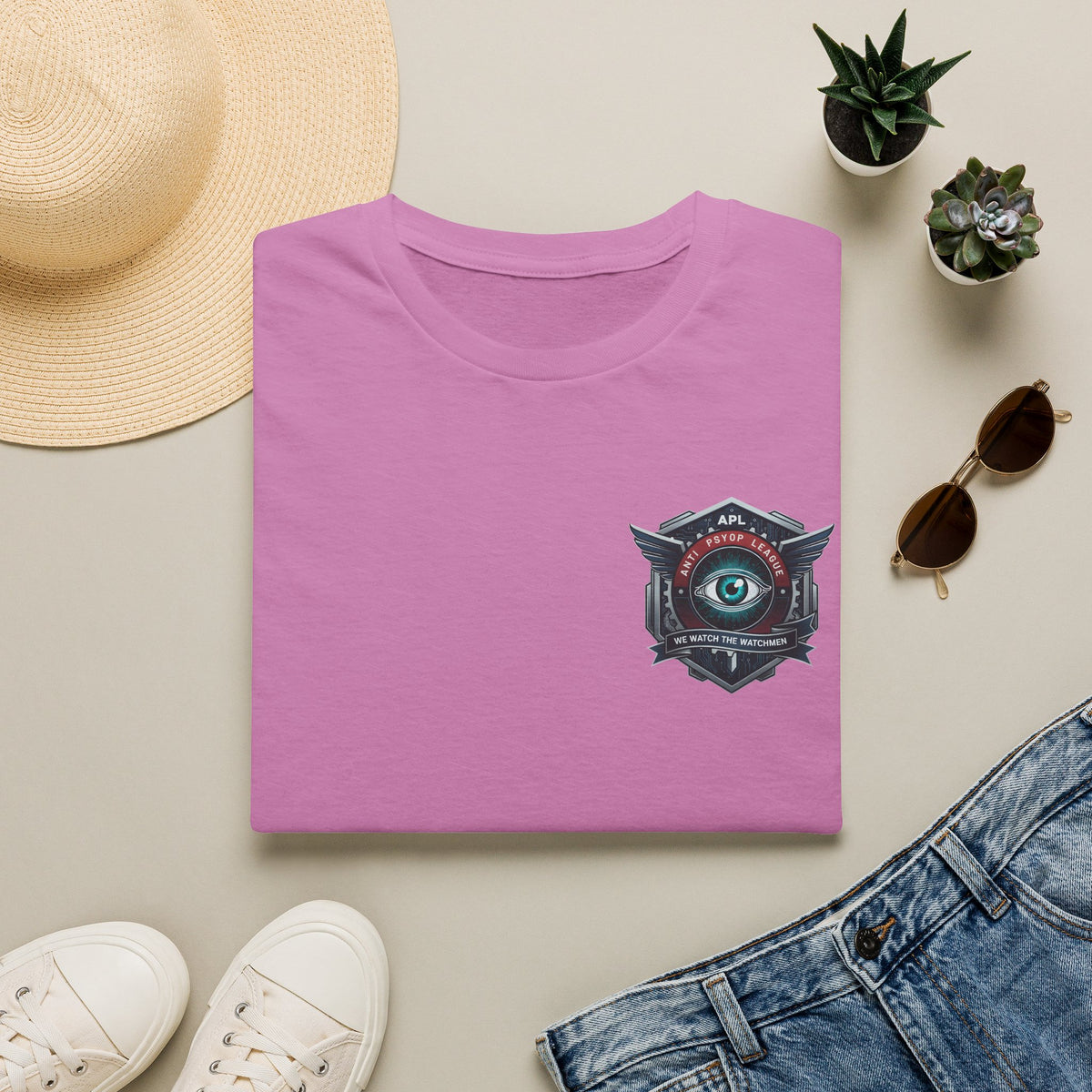 Eye Emblem Anti Pysop  T-Shirt