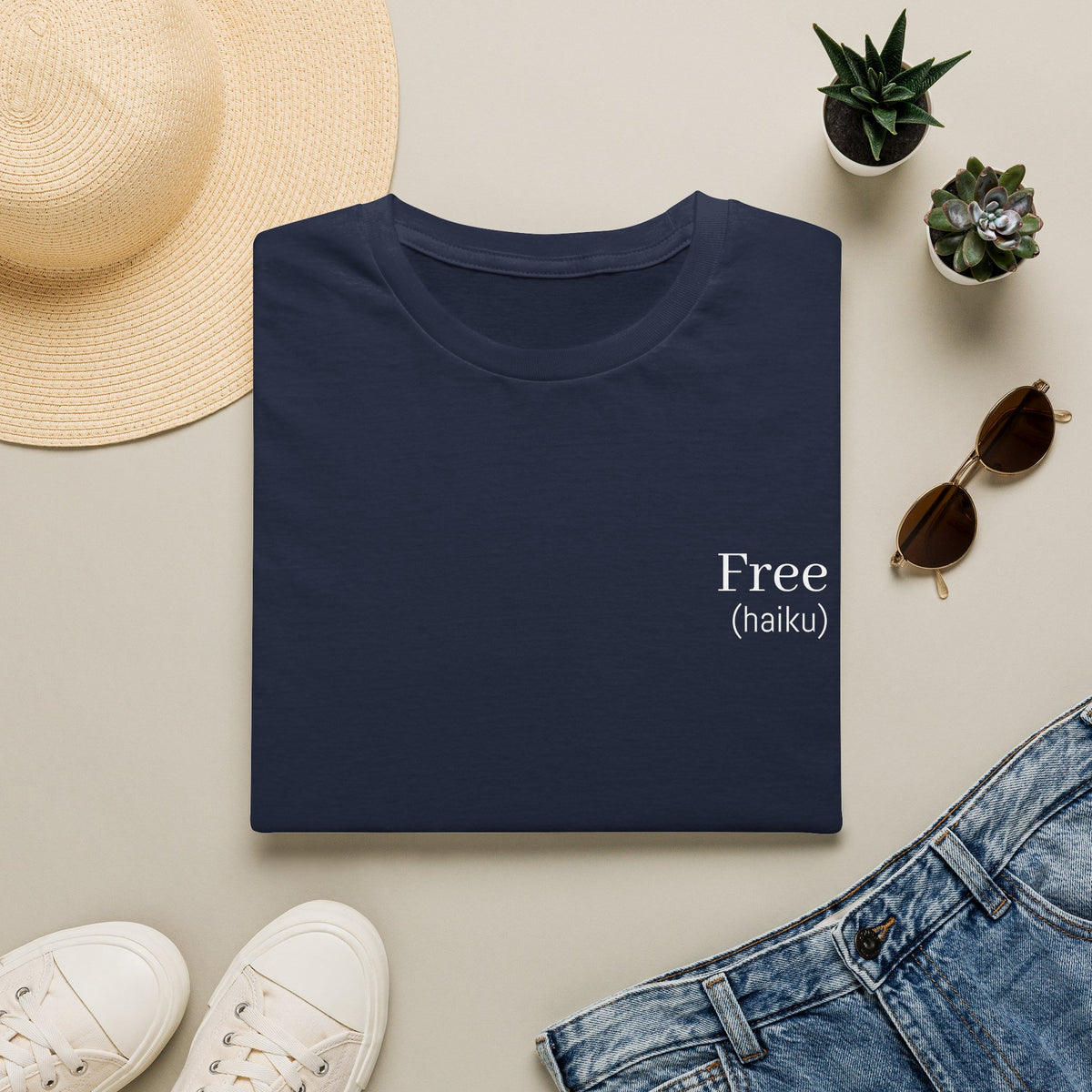 Free —  (haiku)  | Wearable Literature Tee