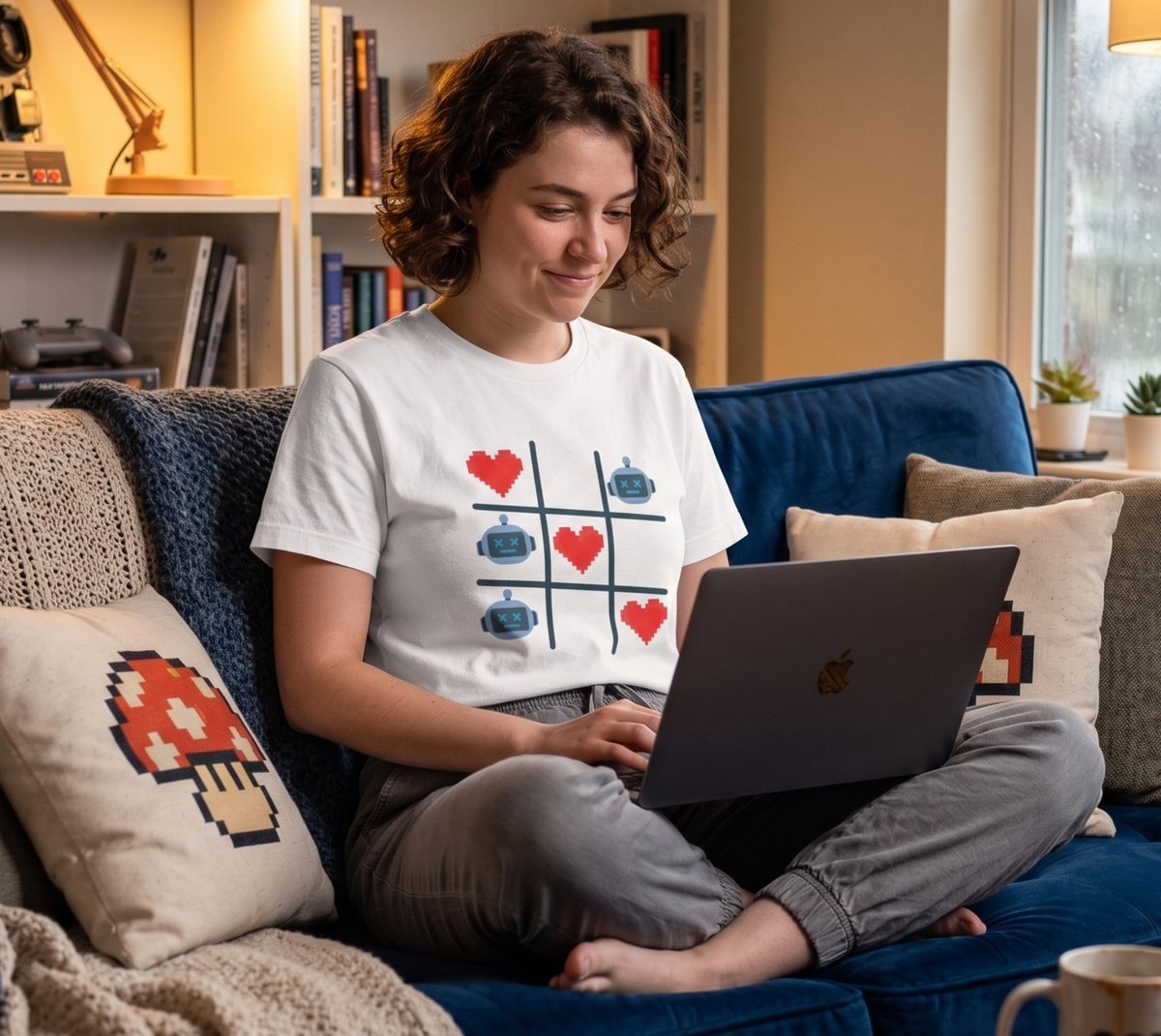 Robots vs Hearts T-Shirt